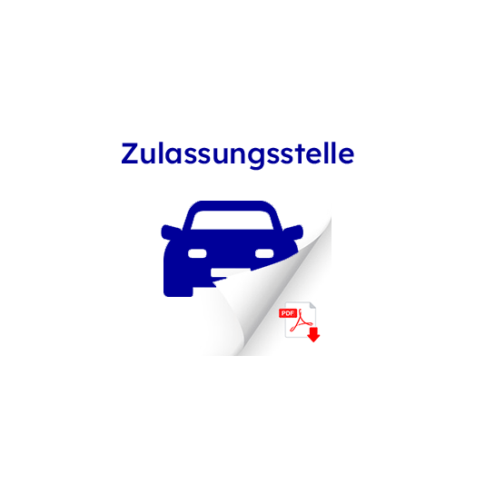 Checkliste für die Zulassungsstelle zum An- oder Ummelden eines Autos als PDF herunterladen.