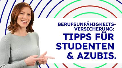 Erklärvideo zum Thema Berufsunfähigkeitsversicherung Studenten (Vorschaubild)