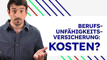 Erklärvideo zum Thema Berufsunfähigkeitsversicherung Kosten (Vorschaubild)