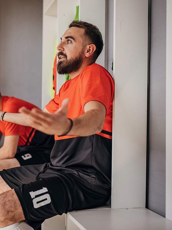Du bist nicht vollständig geschützt Fußballtraining