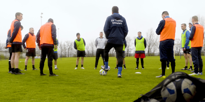 Training in Schlalach: Nach dem Spiel ist vor dem Spiel