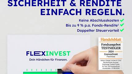 Die All-ln-One Vorsorge für Deinen Vermögensaufbau.