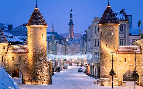 Tallin Blick auf Tallin