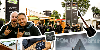 Bild Collage zu unserem ersten Metal-Abenteuer beim Wacken Open Air 2025