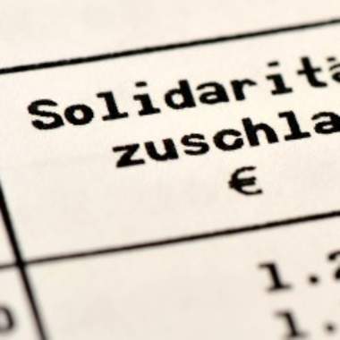 Soli-Wegfall: Zusätzliches Finanzpolster nutzen